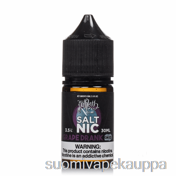 Vape Netistä Jäällä Juotu Rypäle - Häikäilemätön Suola - 30ml 35mg